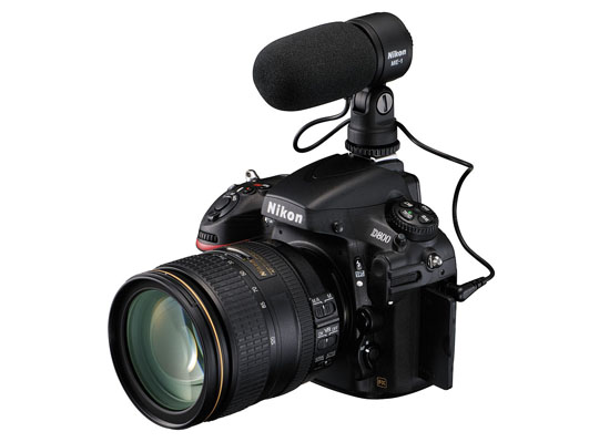 Nikon D800 with ME1
