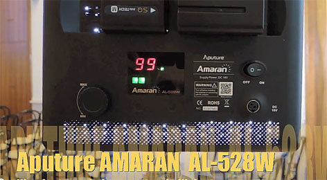 Amaran AL-528W, pannello LED di Aputure da Condor Foto in promozione, prova prodotto