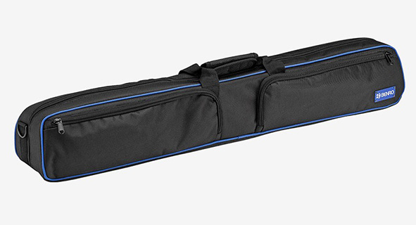 Treppiede facili da trasportare grazie alla borsa Per un treppiede serve sempre una borsa per un trasporto agevole. Benro ne fornisce una a corredo per Mach3