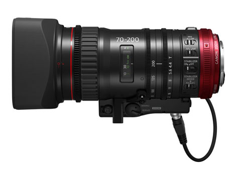 Canon CN-E 70-200mm T4.4 L IS KAS per videomaker professionali con impugnatura