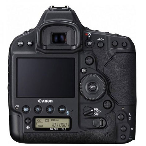 Canon EOS 1DX Mark II, ammiraglia full frame super tecnologica, retro LCD touch