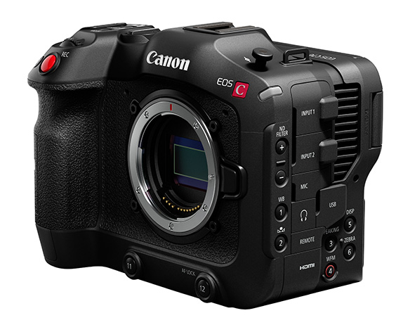 Canon EOS C70, videocamera piccola e compatta con ottiche EOS RF 