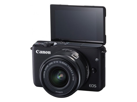 Canon EOS M10, LCD inclinabile per selfie