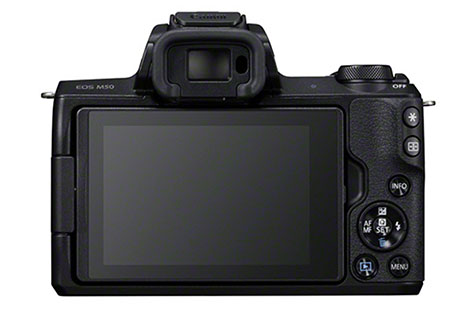 Canon EOS M50, mirrorless APS-C per foto e filmati di ckasse Canon EOS M50, mirino e LCD orientabile, utilizzabili in contemporanea