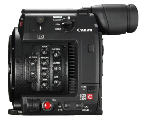 Canon EOS C200, videocamera compatta e funzionalità elevate