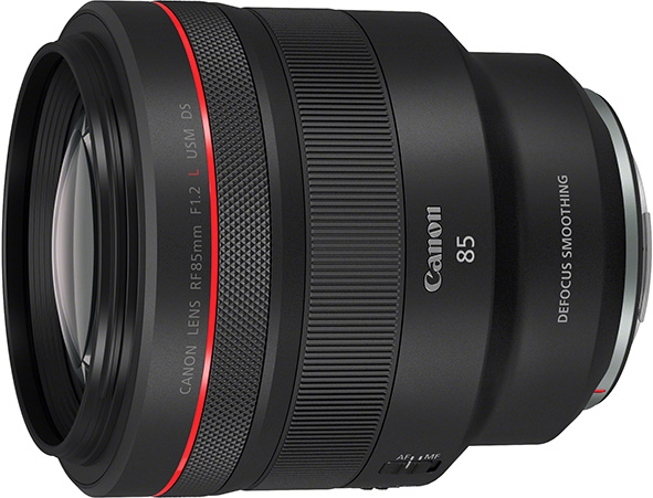 Canon RF, tra le focali fisse in arrivo, due 85mm luminosi, tra cui uno con tecnologia Defocus Smoothing.