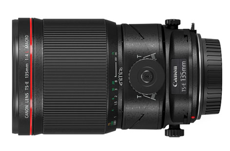 Canon TS-E 135 F4L Macro, lunga focale Till&Shift