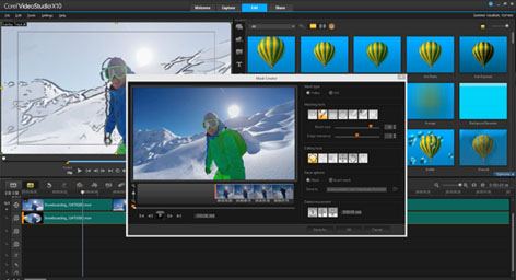 Corel VideoStudio Ultimate X10, nuove funzionalità e Mask Creator