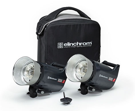 Elinchrom ELC PRO HD da 500 e 1000Ws, kit completo, apromastore