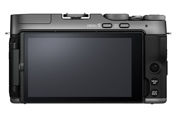 Fujifilm X-A7, LCD touch completamente orientabile