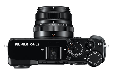Fujifilm X-Pro2, mirrorless APS-C, top
