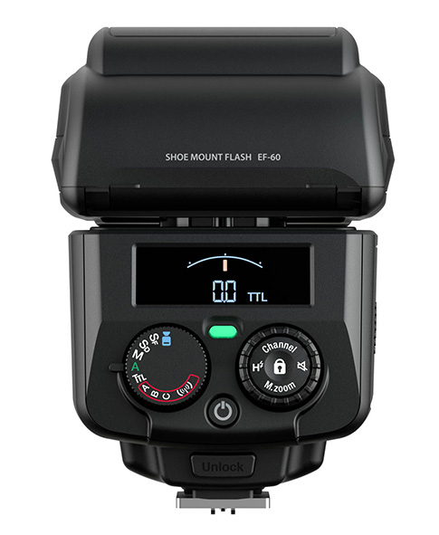 Fujifilm flash EF-60, compatibile con la Serie X e medioformato Il wireless commander EF-W1 è compatibile anche con altri tipi di flash, basta che siano basati sul protocollo NAS, Nissin Air System. Questo amplia la compatibilità delle fotocamere Fujifilm con altri lampeggiatori