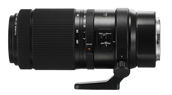 Fujinon GF100-200mm F5.6 R L OIS WR per medioformato Fujifilm Fujinon GF100-200mm con teleconverter GF1.4X per il sistema medioformato
