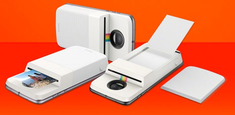 Insta-Share e Moto Z, la smart-photography si stampa Polaroid Insta-Share, stampante per smart-photography da abbinare allo smartphone Moto Z
