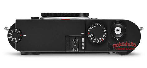 Leica M10 con ghiera ISO e tempi al top del corpo macchina