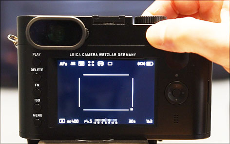 Leica Q, full frame con zoom diigtale per 35mm e 50mm