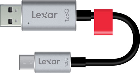 Nuove unità flash Lexar JumpDrive C20c da 128gb