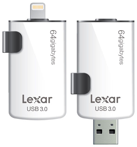 Lexar Jumpdrive M20i con tecnologia USB 3.0 per iPad e iPhone