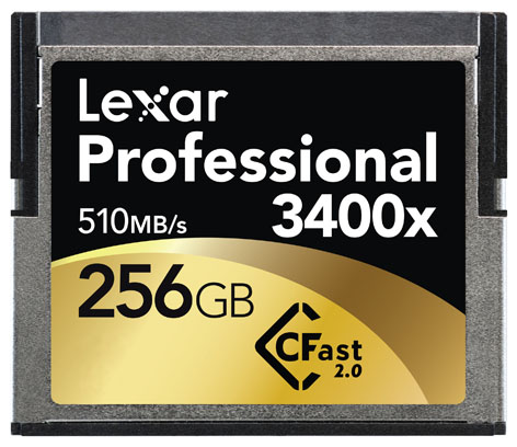 Lexar CFast 2.0 3400x, la Compact flash per trasferimenti ultra veloci