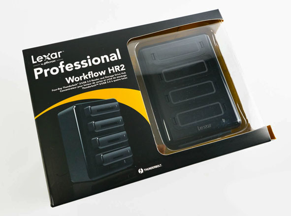 Lexar Professional Workflow HR2 per archiaviazione sicura con ogni tipo di scheda di memoria, package
