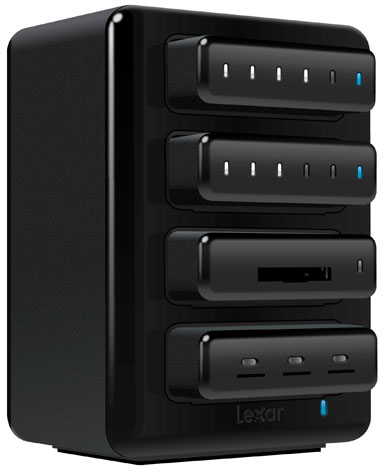 Lexar Professional Workflow Thunderbolt 2 a quattro slot