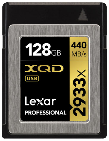Lexar XQD 2933x da 128GB per foto alta risoluzione e video 4K