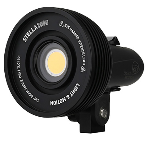 Light & Motion Stella, faretti per ogni occasione portatili. Light & Motion Stella 2.000 Lumen, illuminazione LED professionale per video e foto