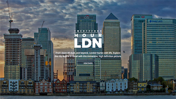Lo skyline di Londra in time lapse con oltre 6.000 foto prodotte con Nikon D850