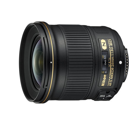 Nikkor AF-S 24mm F1.8G ED, grandangolo luminoso