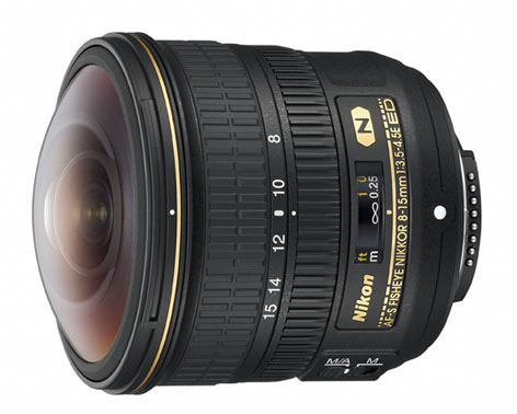 Nikkor AFS 8-15mm E ED per reflex full frame