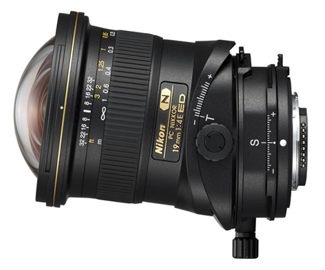 Nikkor PC 19mm F4E ED, grandangolo decentrabile e basculabile per full frame