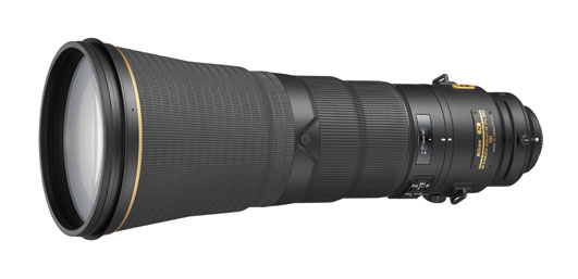 Nikkor AF-S 500mm F4E FL ED VR e Nikkor AF-S 600mm F4E FL ED VR