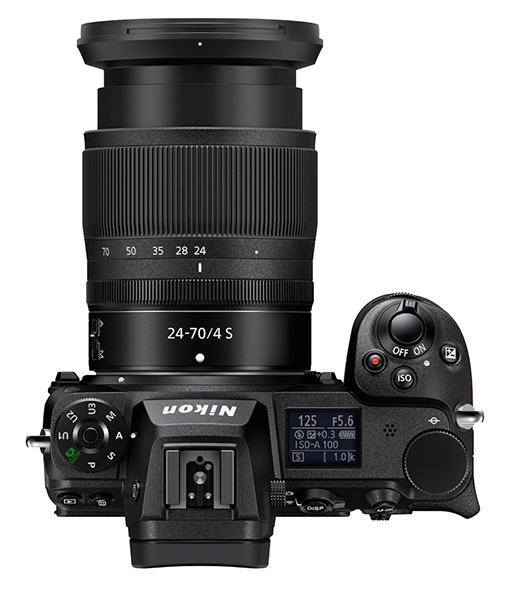 Nikon Z6II video e foto prestazioni al top Nikon Z6II, vista dall'alto