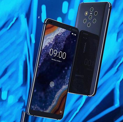 Nokia 9 Pure View, smartphone con 5 fotocamere.. Nokia 9 Pure View, 5 fotocamere e ottiche Zeiss.