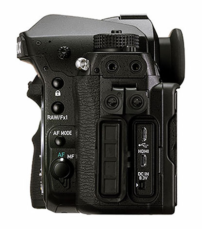 Pentax K1 Mark II, adatta anche al video, ma solo Full HD Pentax K1 Mark II, WiFi e presa microfono e per cuffie