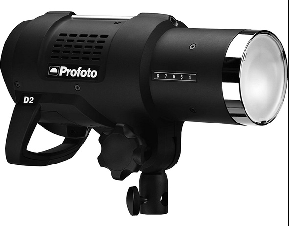 Profoto D2, la monotorcia flash per una illuminaizone professionale e tempi di emissione super veloci.