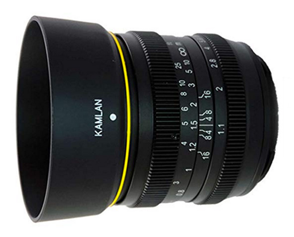 Sainsonic Kamlan 50mm F1.1, ultraluminoso per mirrorless APS-C e Micro Quattro Terzi.