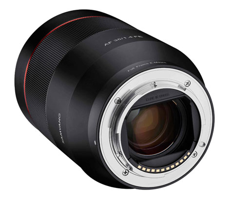 Samyang AF 35mm F1.4 FE, autofocus con focale grandangolare