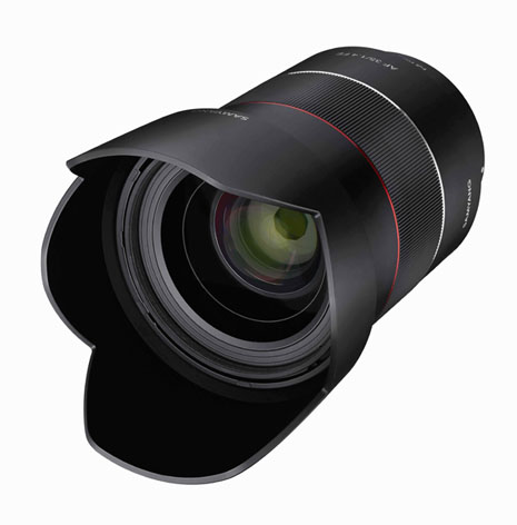 Samyang AF 35mm F1.4 FE, superluminoso grandangolare per mirrorless full frame Samyang AF 35mm F1.4 FE, superluminoso per mirrorless Sony A7 e A9