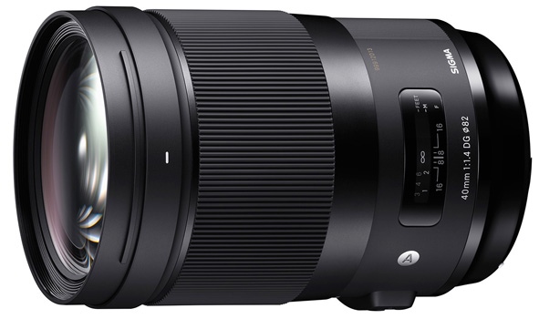 Sigma Art 40mm F1.4 DG HSM per Canon, Nikon, Sigma e Sony E