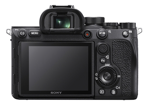 Sony A7RIV con mirimo OLED da oltre 5 milioni di punti.