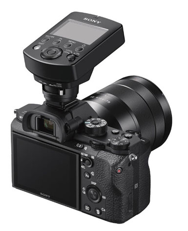 Trasmettitore radiocomandato per flash sulle fotocamere mirrorless Sony
