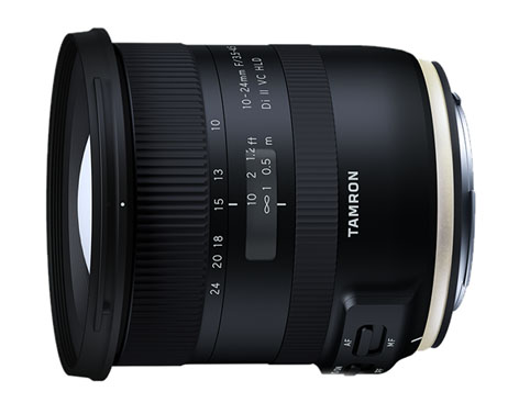 Tamron 10-24mm F3.5-4.5 Di II VC HLD, zoom ultragrandangolare per reflex full frame e nuovo motore AF