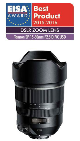 Tamron SP 15-30mm F2.8, zoom grandangolare stabilizzato vince premio EISA