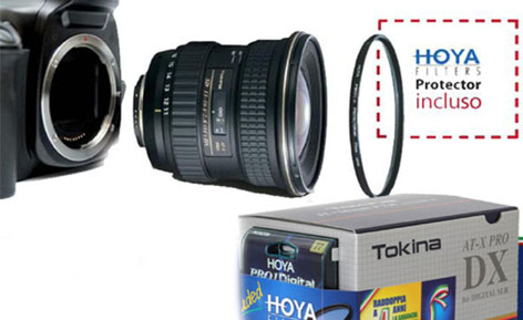 Tokina AT-X PRO 14-20mm F2, per reflex APS-C in bundle con filtro da Rinowa