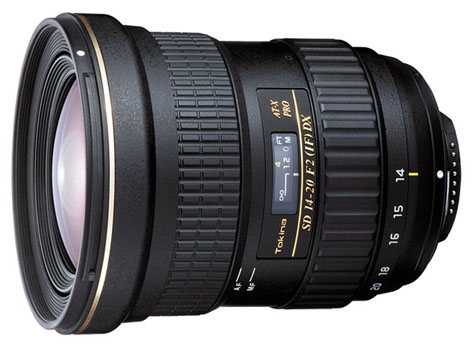 Tokina AT-X PRO 14-20mm F2, grandangolo per reflex APS-C