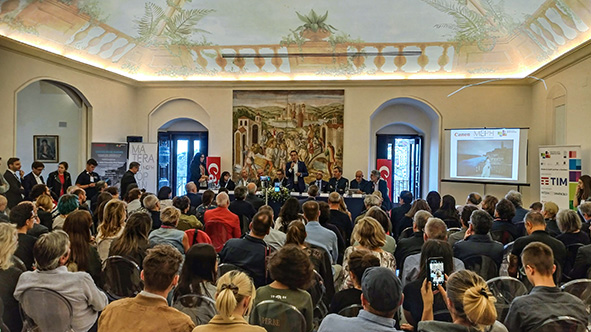 Vision From Europe, conferenza stampa a Matera Vision From Europe, progetto Canon a Matera