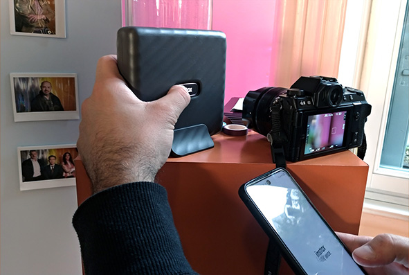 Instax Link Wide per stampare da smartphone e fotocamera Instax Link Wide per stampare da smartphone e fotocamera in formato Wide