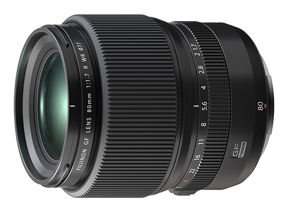 Fujinon GF80mm F1,7 WR per sistema GFX Fujinon GF80mm F1,7 WR per il medioformato