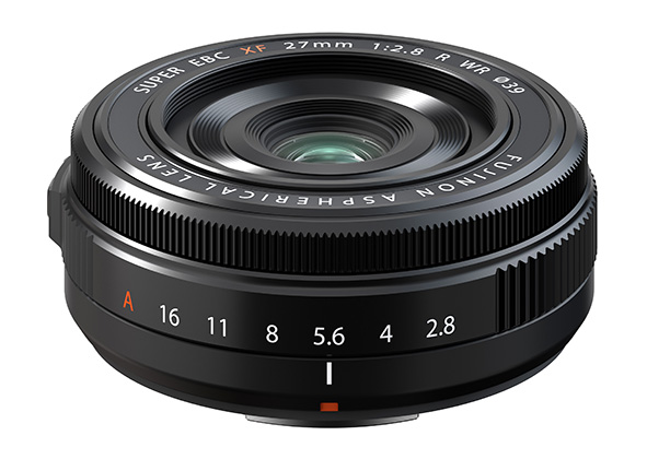 Fujinon XF27mm F1.7 R WR, ottica pancake